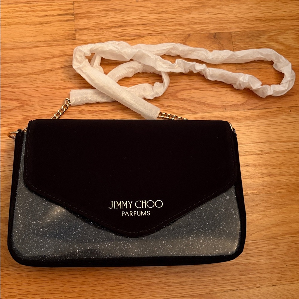 Jimmy Choo Parfums evening bag black
